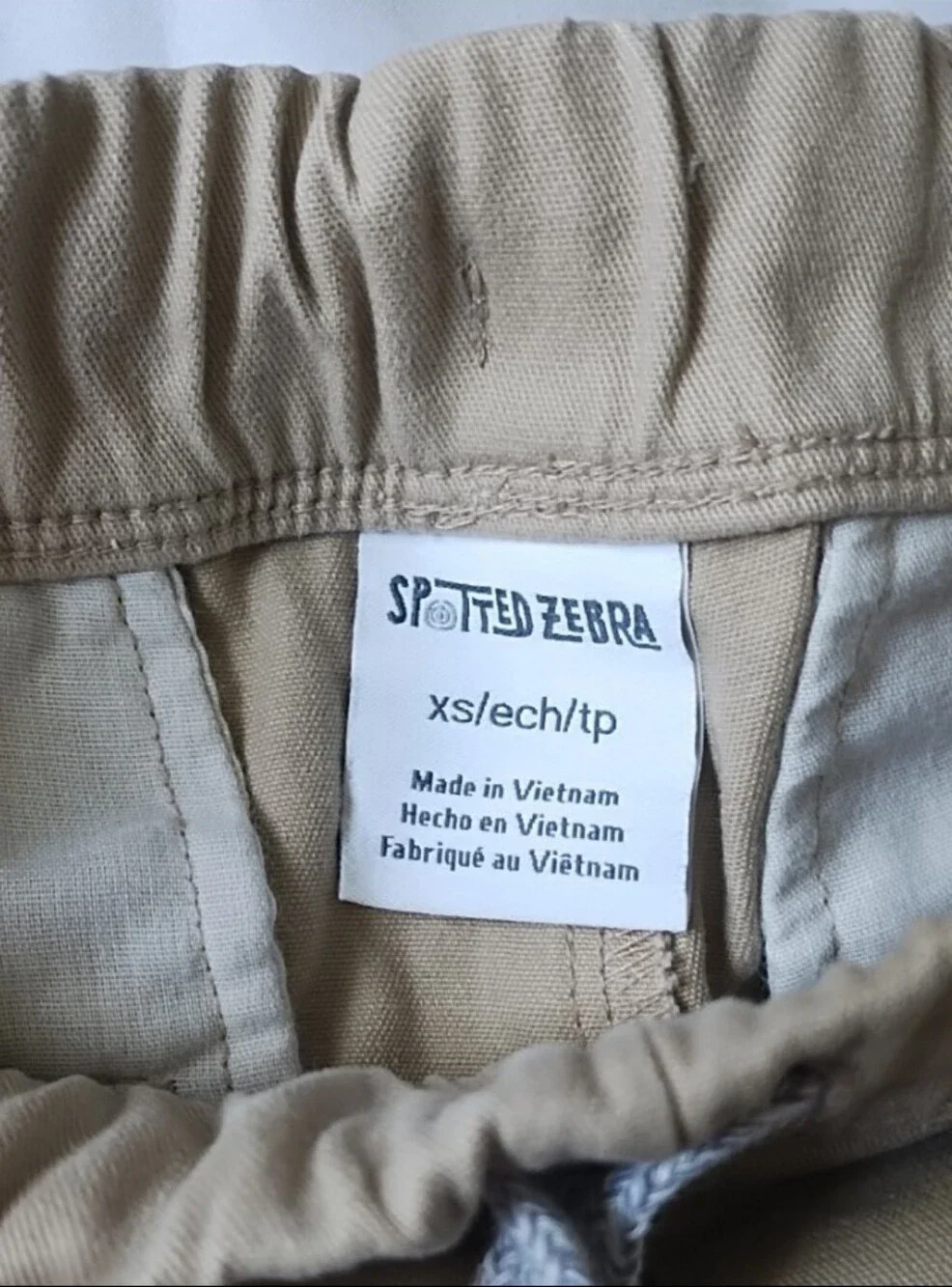 Spotted Zebra Boys Cargo Shorts Khaki